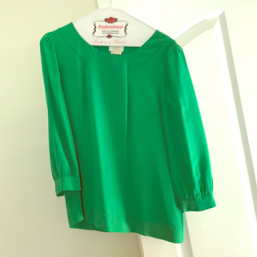 kate spade three qtr sleeve top
